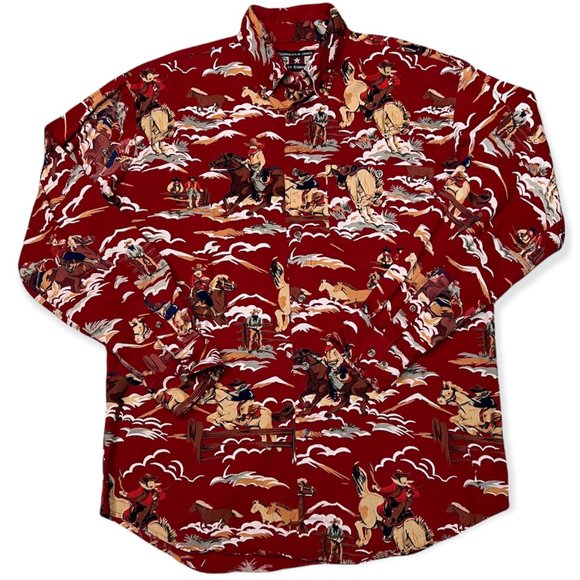 Gordon James | Western Long Sleeve Button-Down Shirt 🤠 - Picture 1 of 10